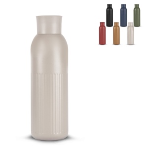Sagaform Tekla Bouteille en acier avec bouchon poussoir (recyclé) 500 ml