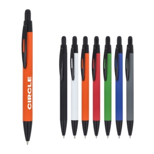 Stylo à bille Alaska softtouch avec stylet R-AL