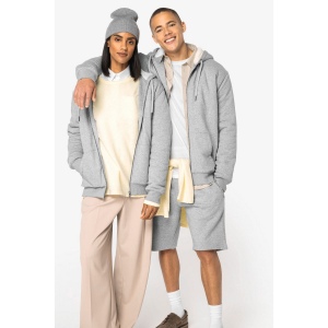 Sweat-shirt écoresponsable zippé doublé en sherpa unisexe