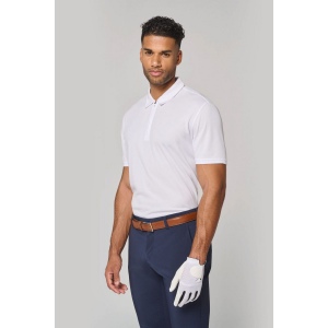 Polo de sport col 1/4 zip homme