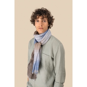 Chèche à rayures unisexe