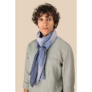 Chèche à rayures unisexe