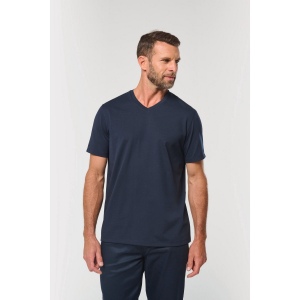 T-shirt écoresponsable col V antibactérien homme