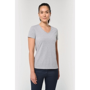 T-shirt écoresponsable col V antibactérien femme