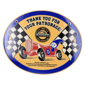 Plaque publicitaire sur mesure - en avion