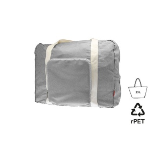 Sac de voyage pliable 'Tenerife', gris chiné RPET