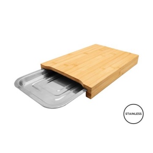 Planche à decouper en bambou avec bac 'Lagos'