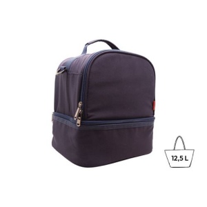 Sac à bento isotherme 'Uji', polycoton bleu nuit