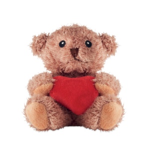 Petit ours peluche avec cœur - CUDDLE
