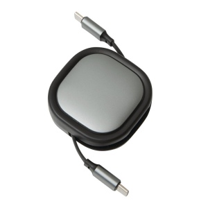Câble de charge et de données C2C, rétractable (longueur : env. 90 cm)