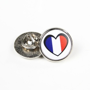 Pin's ROND 25 mm - France