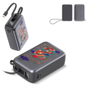 Batterie externe Nova 65W avec câble USB-C intégré, 30000 mAh