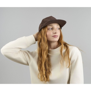 Casquette en velours côtelé