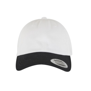 Casquette basse bicolore