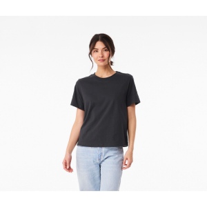 Tee-shirt femme lourd boxy