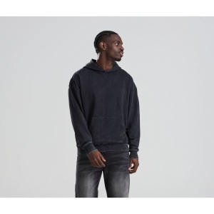 Sweat à capuche effet délavé