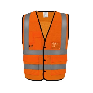Veste de sécurité multipoches certifiée