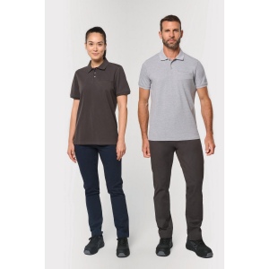 Polo unisexe écoresponsable avec poche poitrine