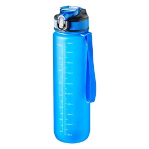 Bouteille transparente en PETG de 1 l