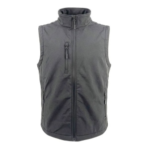 Gilet softshell unisexe en tissu regenere 280 g/m2