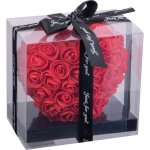 Roses artificielles en forme de cœur JANICE