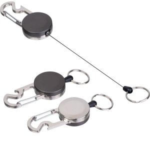 Porte-clés extensible avec mousqueton PEGGY