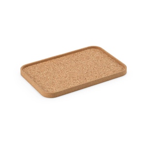 Plateau rectangulaire en liège Waters. Fabriqué au Portugal.