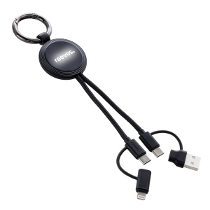 Câble de Charge 4 en 1 avec Lumière REEVES-CONVERTICS LIGHT UP