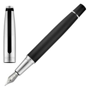 Stylo plume Benson Black & Chrome
