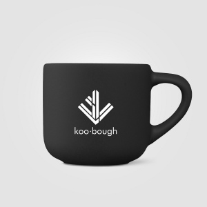Tasse espresso Alba en céramique avec finition mate – 90 ml (+Sérigraphie)