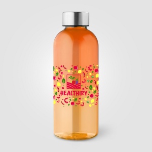 Gourde Skye, rPET, bouchon twist ombré - 500 ml (+Sérigraphie)