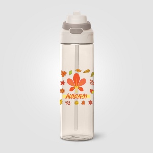 Gourde Lynk en rPET à paille rabattable – 830 ml (+Sérigraphie)