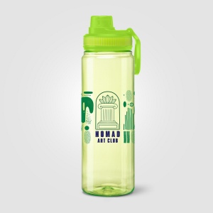 de sport Alaska en rPET avec poignée – 800 ml (+Sérigraphie)