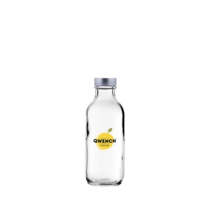 Bouteille d'eau/jus de fruit en verre - demi-pinte (350ml/12.25oz)