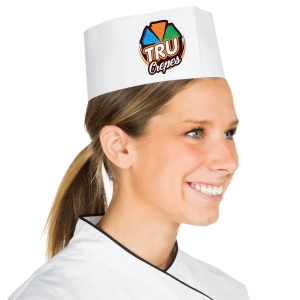 Chapeau de chef en papier fourrager