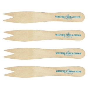 Fourchette à frites en bois (9.5cm)