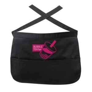 Tablier de poche noir