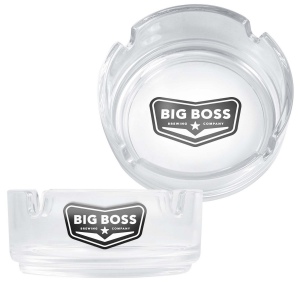Cendrier en verre transparent (8.5cm)