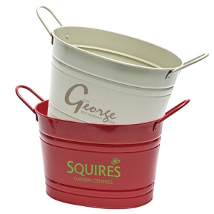 Seau ovale en métal galvanisé (6,2 litres)