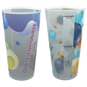 Gobelet Festival en plastique - Pint (certifié UK)