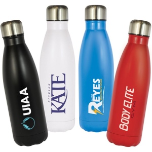 Bouteille d'eau Refresh en acier inoxydable double paroi (500ml)
