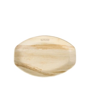 Plat de service moyen en feuilles de palmier