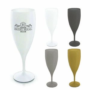 Flûte à champagne en plastique