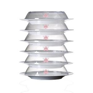 Couvercle d'assiette transparent Premium (22cm)