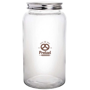 Bocal en verre à vis pour aliments secs Vogue (800ml)