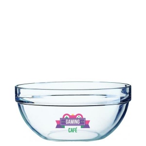 Saladier empilable en verre (140mm)