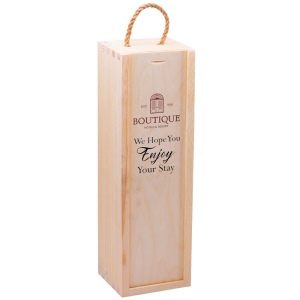 Boîte à vin en bois 1 bouteille