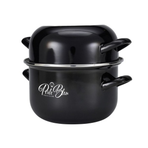 Pot à moules en émail moyen