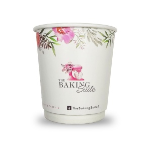 Tasse en papier biodégradable à double paroi (230ml/8oz)