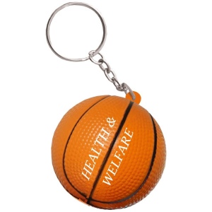 Porte-clés basket-ball anti-stress
